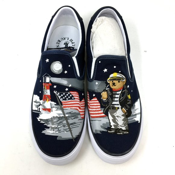 Polo Ralph Lauren Other - Polo Ralph Lauren Mens Thompson Bear Lights Shoes